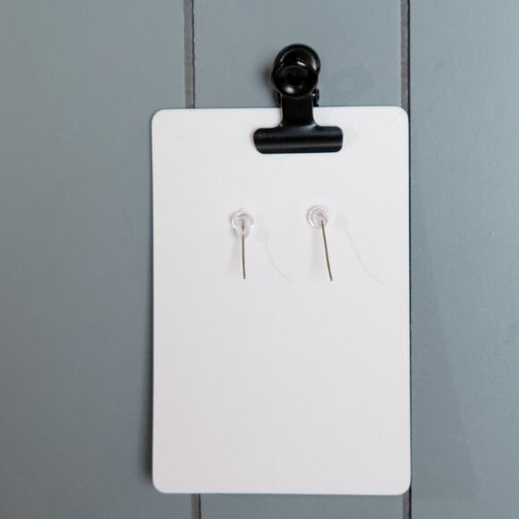 Gold Brass Tone Rainbow Dangle Earrings Textured Boho Drop Jewelry 2" - Picture 4 of 13